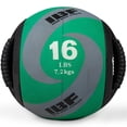 thumbnail image 1 of Iron Body Fitness Dual-Grip Medicine Ball, Rubber Weighted Ball with Handles for Strength Training, 1 of 5