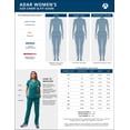 thumbnail image 4 of Adar Universal Women's Scrub Set - Warm-Up Scrub Jacket and Elastic Pull-On Pants, 4 of 6