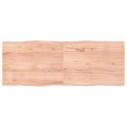 thumbnail image 1 of vidaXL Table Top Light Brown 160x60x(2-4)cm Treated Solid Wood Live Edge, 1 of 7