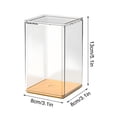 thumbnail image 1 of Plastic Storage Box 4-Piece Transparent Toy Doll Storage Box Storage for Toys, 1 of 5