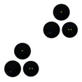 thumbnail image 2 of Transemion Multiple Models Available - Mixed Pack Squash Balls Tube Packing Blue Dot Training Squash Balls blue dot + single 2Set, 2 of 6
