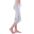 thumbnail image 1 of Womens Capri Yoga Pants Workout Joggers Drawstring Sweatpants Workout Athletic Lounge Cargo Capris Pants with Pockets, 1 of 6