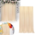 thumbnail image 1 of BKER Elegant Party Sheer Voile Fabric Decorative Event Drapery For Wedding Birthday Celebration Background, 1 of 6