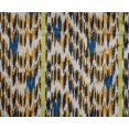 thumbnail image 4 of oneOone Polyester Lycra Fabric Stripe & Chevron Ikat Printed Craft Fabric BTY 56 Inch Wide, 4 of 4