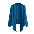 thumbnail image 1 of vdgthytj Womens Cardigan Lightweight Long Sleeve Open Front Mesh Tops Plus Size Casual Solid Color Cardigan, 1 of 3