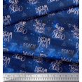 thumbnail image 3 of Soimoi Crepe Silk Fabric Text & Sacred Geometry Galaxy Decor Fabric Printed Yard 42 Inch Wide, 3 of 3