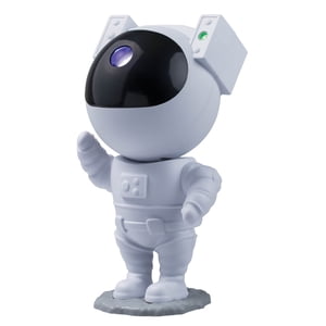 Merkury Innovations 9.25" inch Astronaut Projector, Multicolor Light Show with Sound Sync