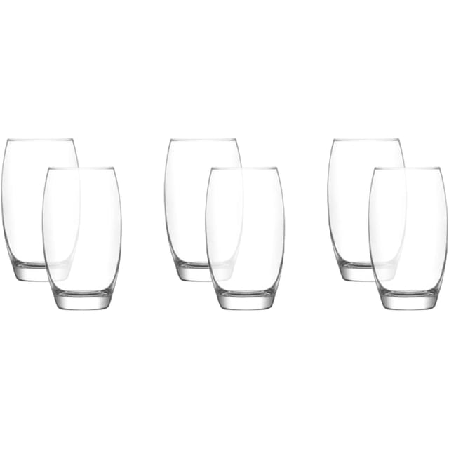 LAV - Ensemble de 6 Verres à Cocktail Highball Empire, Capacité de 510 ml, Va au LAVe-Vaisselle