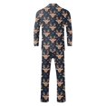 thumbnail image 3 of Men‘s Long Sleeve Top and Pants Matching Family Pajamas Set  2-Piece, 3 of 3