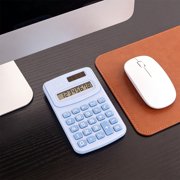Mini Portable Pocket Calculator with 8 Digit LCD Display – Basic Handheld Calculator with Sensitive Buttons for Home School Office Business and Daily Calculation