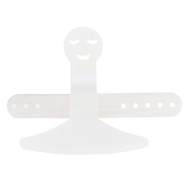 CIMAXIC Protège-Doigts Visage Souriant Ajustable en Plastique Coupe Sécuritaire Protège-Doigts Outils et Gadgets de Cuisine,3.35"X2.44"X0.08 Pouces
