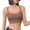 Coffee, variant on Jindong Jelly Sports Bras for Women Trendy Cotton Push Up Seamlees Bralettes Solid Full Coverage Underwear