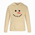 thumbnail image 1 of Hommes Décontracté Imprimé de Noël Pull à Manches Longues Sweat à Capuche, 1 of 5