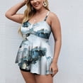 thumbnail image 4 of LSLJS Maillots de Bain pour Femmes Grande Taille Été Imprimé Deux Pièces Tankini Maillot de Bain, 4 of 6