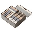 thumbnail image 2 of Underwear Drawer Organizer Foldable Closet Compartments Storage Box For Bras Socks Underpants Panties, 2 of 7
