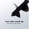 thumbnail image 2 of Handheld Manual Digger Post Hole Drill Bit Spiral Garden, 2 of 5