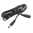 thumbnail image 1 of 2M 5.5mm x 2.1mm DC Power Male to Female Extension Cable Cord Connector, 1 of 5