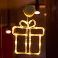 thumbnail image 1 of LSLJS Christmas Lights Christmas LED Light Decoration with Suction Cup Hook Christmas Tree Snowflake Snowman Battery Powered Indoor Bedroom Window Display Holiday Lights Warm White, 1 of 6