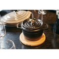 thumbnail image 4 of STAUB Specialities 16 cm Round Beech Trivet Magnetic, Brown, 4 of 5