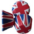 thumbnail image 1 of Moules à Pâtisserie Union Jack, 200 Pcs Mini Moules en Papier Union Jack Fiables et Durables, 1 of 5