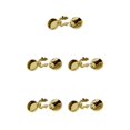 thumbnail image 3 of Transemion Round Men Cufflinks Cuff Button Covers 2 Suit Gift Business Pieces Men Gold 15mm Diameter 5Set, 3 of 6