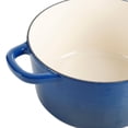 thumbnail image 2 of Crock-Pot Artisan Cocotte  6,6 L avec Couvercle, Bleu Saphir, 2 of 5
