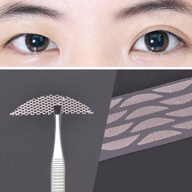 Double Eyelid Lace Patch Invisible Traceless Mesh Olive Shaped Eyelid Sticker