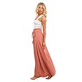 thumbnail image 4 of maskred Flowy Leg Pants For Women - Addition To Any Wardrobe Leg Pants Flowy Thin Style Orange,1 s, 4 of 6