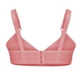 thumbnail image 4 of Backless Bra Women Convertible Bra Feature V-Neck No Underwire Bra Style W-1051 Pinks S, 4 of 4
