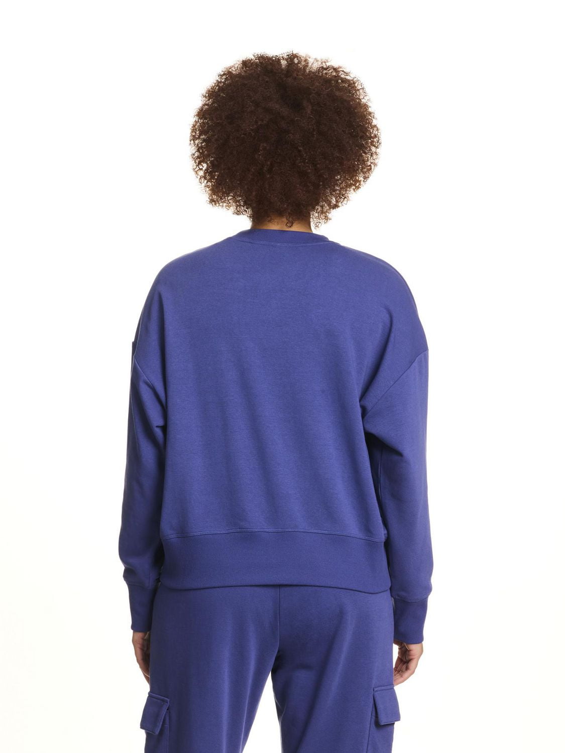 Reebok Women's Feels Good Meet & Greet Crew French Terry Sweatshirt