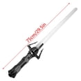 thumbnail image 3 of Sabre Laser Jouet Rouge de 29,5 Pouces, Épée DEL Rétractable avec Effets Sonores, Bâton Lumineux Clignotant pour Garçons et Enfants, Extérieur, Rouge, 3 of 7