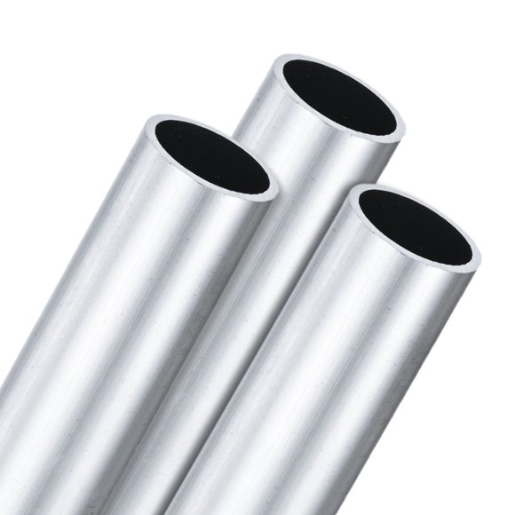 Uxcell 3-Pack 6063 Aluminum Round Tube, 17mmx20mm(IDxOD) 100mm Length Straight Tubing