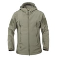 thumbnail image 2 of tumgatte Men's Warm Fleece Skin Soft Outdoor Solid Color Jacket Clearance, 2 of 7