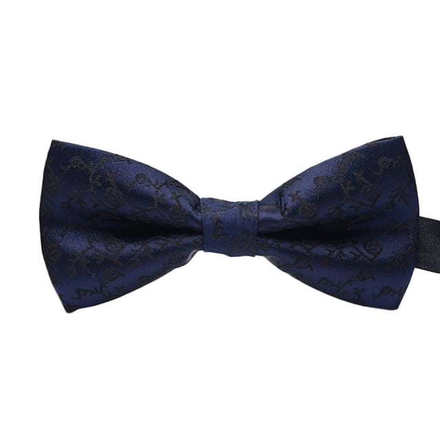 fastboy Men Colorful Pattern Formal Necktie Adult Male Business Meeting Wedding Polyester Yarn Bowtie