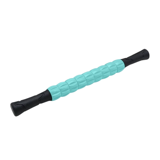 Green Massage Stick, Gear Fascia Roller for Muscle Relaxation, Fitness Yoga Tool with Deep Relief Feature, Compact Portable Design for Home and Gym Use