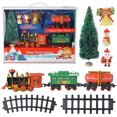 thumbnail image 2 of Train Set For Kids Electric Train Set For Kids Christmas Train Set For Under The Tree Children Train Toy Christmas Electric Rail Car Train Set With Music Light Kids Toy Gift, 2 of 9