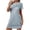 Dark Gray, variant on Satin Pajama Skirt for Women Women Nightgowns, Soft Comfy Lightweight Short Sleeves Sleepdress Comfy Ladies Heart Printed Nightdress Gowns for Women Sleepwear Dress Orange XXL