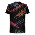 thumbnail image 4 of Qertyioot T-shirt à Manches Courtes Imprimé pour Hommes Col Rond Mode Décontractée Manches Courtes Liquidation, 4 of 5