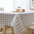 thumbnail image 4 of Lefu PVC Waterproof And Scald-proof Disposable Plastic Plaid Tablecloth, 4 of 8