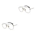 thumbnail image 3 of relayinert Fashionable Polarized Lens Small Square For Trendy Style Materials silver frame C7 2Set, 3 of 6