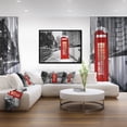 thumbnail image 2 of Design Art Red London Telephone Booth Framed Canvas Art Print, 2 of 5