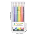 thumbnail image 3 of Glitter Gel Pens 12 Colors Gel Pens For Coloring Metallic Colorful Pen Tip Markers Colored Gel Pens For Adult Coloring Books Pen Roll Pens, 3 of 6