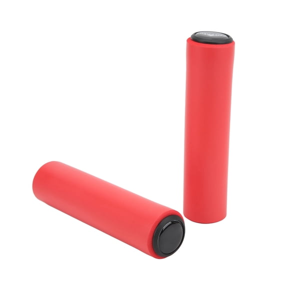 Poignées de Vélo de Montagne, Soulagement de la Fatigue Largement Compatibles Poignées de Vélo Légères pour Diamètre Intérieur de 0,87 Po Rouge, Bleu, Noir