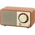 thumbnail image 2 of Sangean WR-7WL Haut-Parleur Bluetooth Mini en Armoire en Bois avec Syntoniseur FM et Entrée AUX Noyer/bois, 2 of 4