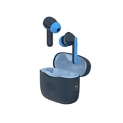 myFirst CareBuds (Space Blue) Kids Wireless Earbuds with 85dB Volume Limit, Built-in Mic, 6 Ear Tips, Anti-Lost Strap Easy Pairing, Gift for Kids 4-15