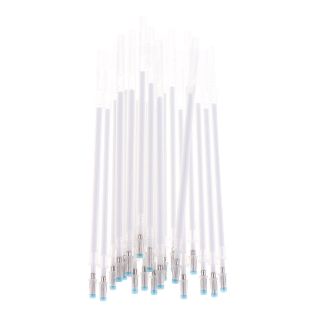veasfak 20pcs High Temperature Erasable Garment Temporary Marking Pen White 20Pcs White
