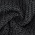 thumbnail image 4 of Yuyuzo Womens Plus Size Cardigans Cable Knit Sweater Jackets Long Sleeve Open Front V Neck Solid Color Outwear, 4 of 6