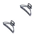 thumbnail image 3 of maskred Fashion Claw Clips Large Simple Style Handy Simple Style Sturdy Exquisite Accessories Barrettes for Women Black/Arc 2Set, 3 of 6