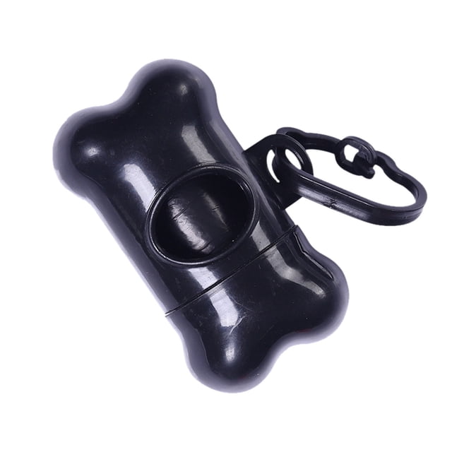 Bone Shape Pet Pick Up Poop Bag Dispenser Portable Dog Poop Waste Bag Holder Outdoor Garbage Bags Organizers
