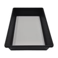thumbnail image 3 of Mainstays Black Plastic Non-Slip Cabinet Drawer Organiser, 6.75" x 9.75", for Kitchen Gadgets, 1 Piece, 3 of 5